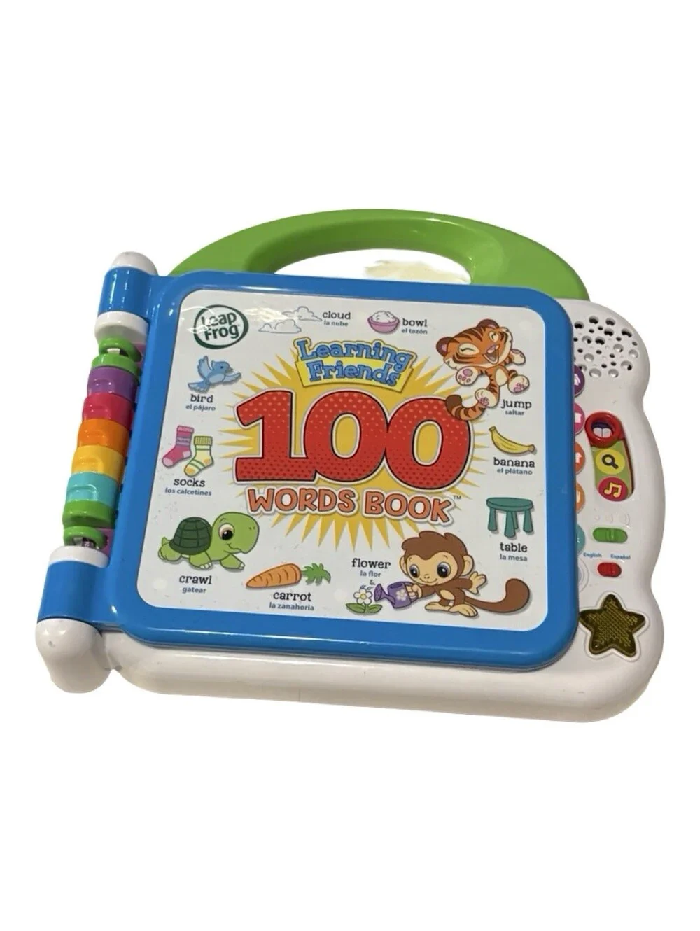 LeapFrog 80-601541 Learning Friends 100 Words Book - Green